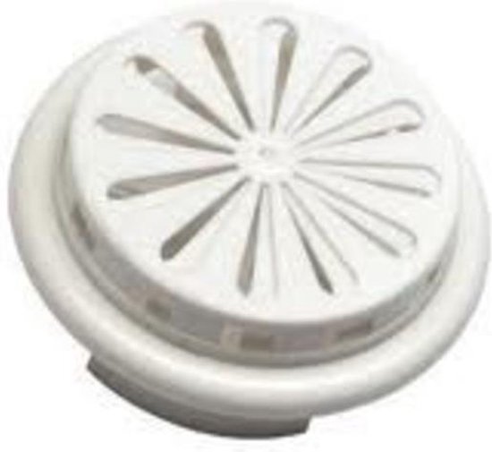 Verstelbaar ventilatierooster 100-150mm, chroom | Afsluitbaar