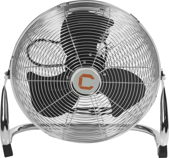 Cresta Care CFP410S vloerventilator – RVS – 45 cm – kantelbaar