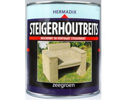 Hermadix Steigerhoutbeits - 0,75 liter - Zee groen