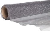 Decoratiestof Zilver Glitter - 40x200cm - Op Rol