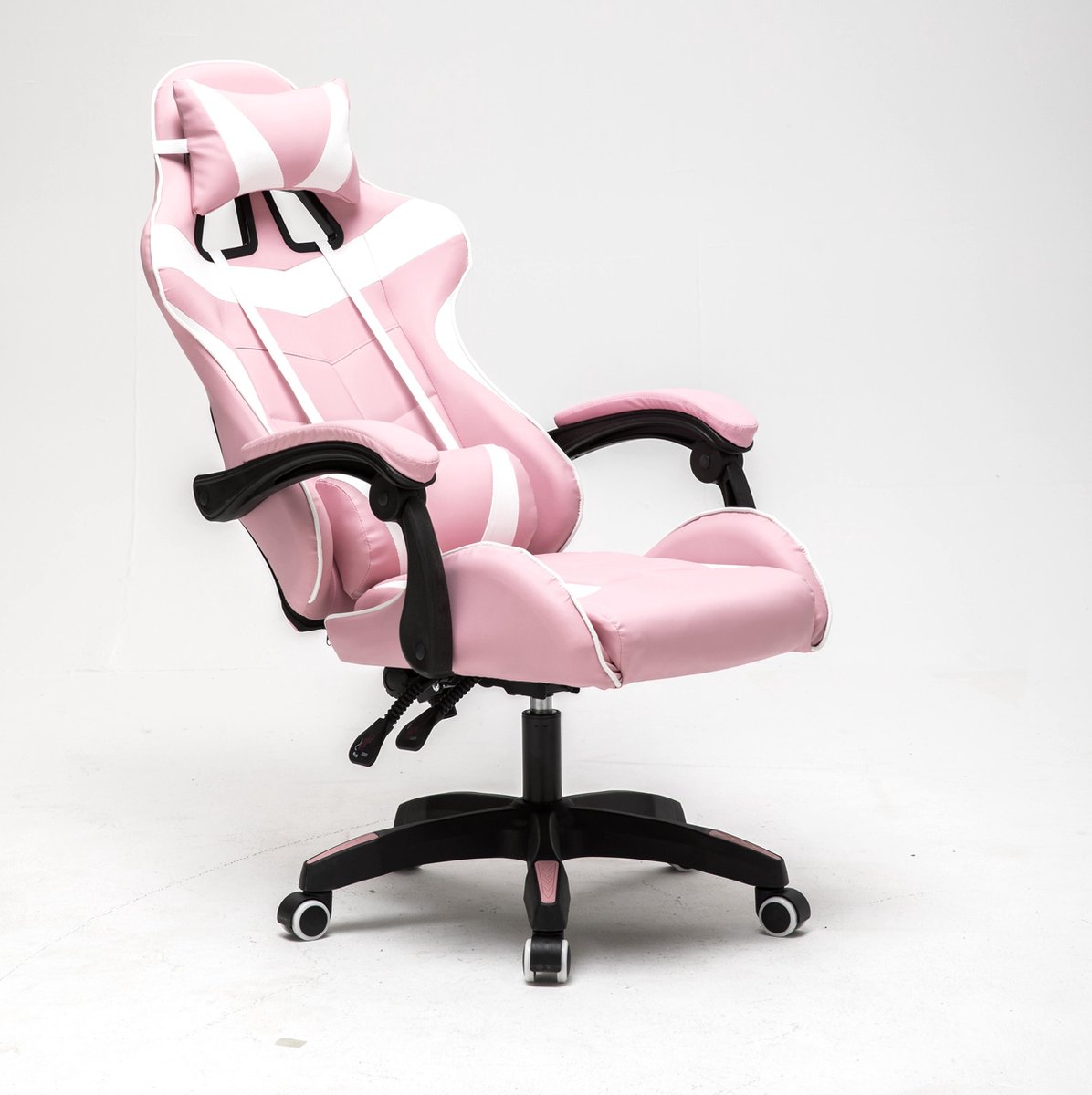Gamestoel Cyclone Gamingstoel Roze-Wit Ergonomisch - afbeelding 3
