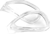 Aqua Sphere Optical Clear Lens Eagle - Zwembril lens - -6