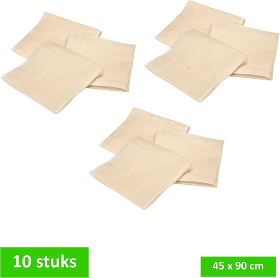 TQ4U Kleefdoek 45 x 90 cm – 10 stuks – Voor verwijderen van schuurstof – Hersluitbare verpakking – Stofdoek voor lakvoorbereiding