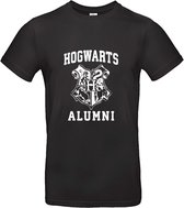 Harry Potter T-shirt - Hogwarts Alumni - T-shirt zwart - 12 - 14 jaar - T-shirt korte mouw