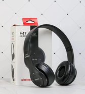 Bovadi® P47 Bluetooth 5.0 koptelefoon Draadloze headset Wireless Headphones Zwart