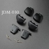 Ps4 controller JDS-030 triggers set - ps4 onderdelen - ps4 JDS-030 - game knoppen - zwart - ps4 controller - ps4 accessoires - L2 R2 L1 L2