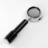 Bodemloze filterdrager - naked portafilter - 58mm - zwart handvat - E61