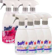 Dasty TEXTIEL Pakket LARGE: Professionele Vlekkenverwijderaar + Zweet- en deodorantvlekken verwijderaar: 4+4 stuks