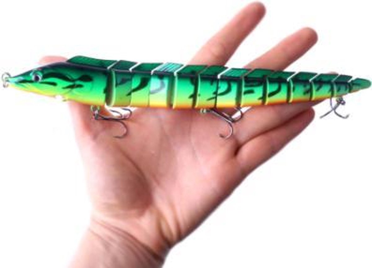 DragonSnake Kunstaas plug Swimbait 23 cm - 46 gram - 13 delig