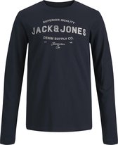 JACK&JONES JUNIOR JJEJEANS TEE LS O-NECK 21/22 NOOS JR Jongens T-shirt - Maat 128