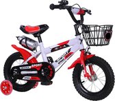 Max Sport - Kinderfiets - 16 Inch - Zwart - Wit - Rood - Formule 1