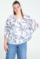 Paprika Dames Ruime, bedrukte blouse - Blouse - Maat 44