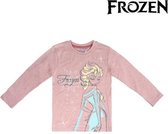 Frozen longsleeve truitje roze maat 7 jaar ( 122 )