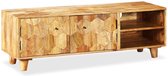 Tv meubel massief mangohout 118x35x40 cm