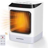 SmartDevil - draagbare kachel met EU-stekker - Keramische mini verwarming - op afstand bedienbaar - home office