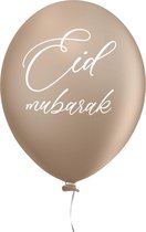 Ramadan decoratie: Eid mubarak ballonnen Taupe