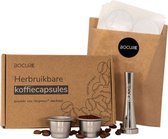 BOCURE herbruikbare koffie/thee capsules voor Nespresso - set | 2 cups