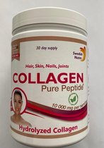 Swedish Nutra- Vloeibare Collageen 10000 MARINE - 500ml - Collagen- met Hyaluronzuur en Vitamine C- Anti aging -Anti Rimpel - Fijne lijntjes - Huid Haar Nagels-Jeugdige huid-100% n