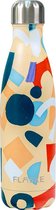 FLASKE Gallery - RVS Drinkfles van 500ML - Geschikt als waterfles, thermosfles en thermoskan