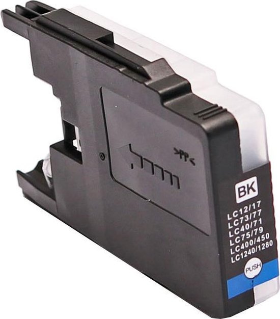 Inkmaster huismerk cartridge compatible voor Brother LC 1220 1240 BK Black Zwart 28 ML voor printers: Brother DCP-J525W  Brother DCP-J725DW  Brother DCP-J925DW  Brother MFC-J430W  Brother MFC-J5910DW  Brother MFC-J625DW  Brother MFC-J6510DW