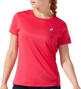 Asics Core SS Top  Sportshirt - Maat M  - Vrouwen - Roze