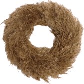 Krans | Droogbloemen | Pampas | Naturel | 30cm