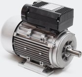 Prof. 1-fase. Koperen Elektromotor 2-polig 230V 1,5kW 2 PK met aanloopcondensator;  Electromotor, Electro motor electra electramotor, elektrische motor met starter - Multistrobe