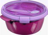 CURVER 1,6 l Smart To Go-serie -  Ronde lunchbox -Ppaarse kleur