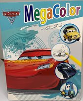 Mega Kleurboek met Stickers Cars 3