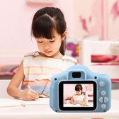 Mini digital camera - inclusief sd kaart 32 GB en sd-kaartlezer| camera voor kinderen - Blauw | Full HD camera| Digitaal Kinderfototoestel | HD 1080px