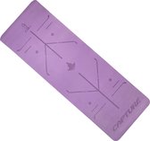 Bol.com Capture Outdoor Yogamat "Soothe YM-1830" roze 6mm dik 61x182cm comfort grip efficiëntie … aanbieding
