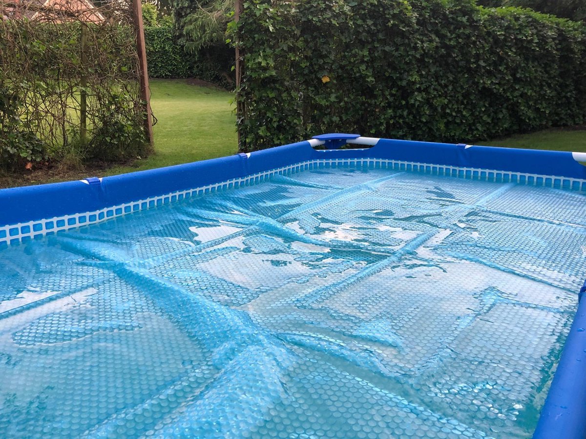 Schouderophalend Score ondanks Schwimm Solar bubblecover voor rechthoekige Intex zwembaden 300x200 cm |  bol.com