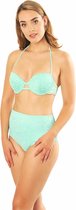 Sapph Selene High Brazilian Dames Light Blue-M