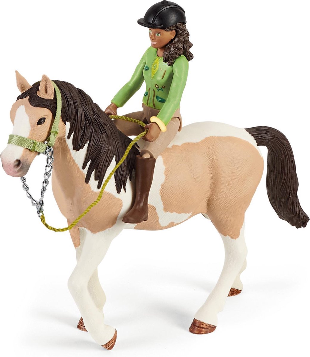 schleich HORSE CLUB Speelfigurenset - Sarah's Kampeeruitstapje - Kinderspeelgoed voor Jongens en Meisjes - 5 tot 12 jaar - 12 Onderdelen - 42533 — afbeelding 4