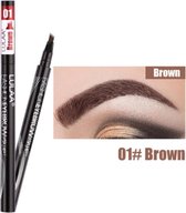 DW4Trading® Microblading Wenkbrauw Tattoo Pen 01 bruin