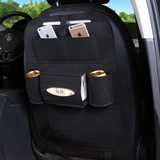 Organiseur Siège Arrière Voiture - Multi-poches Tissu Oxford, D'occasion