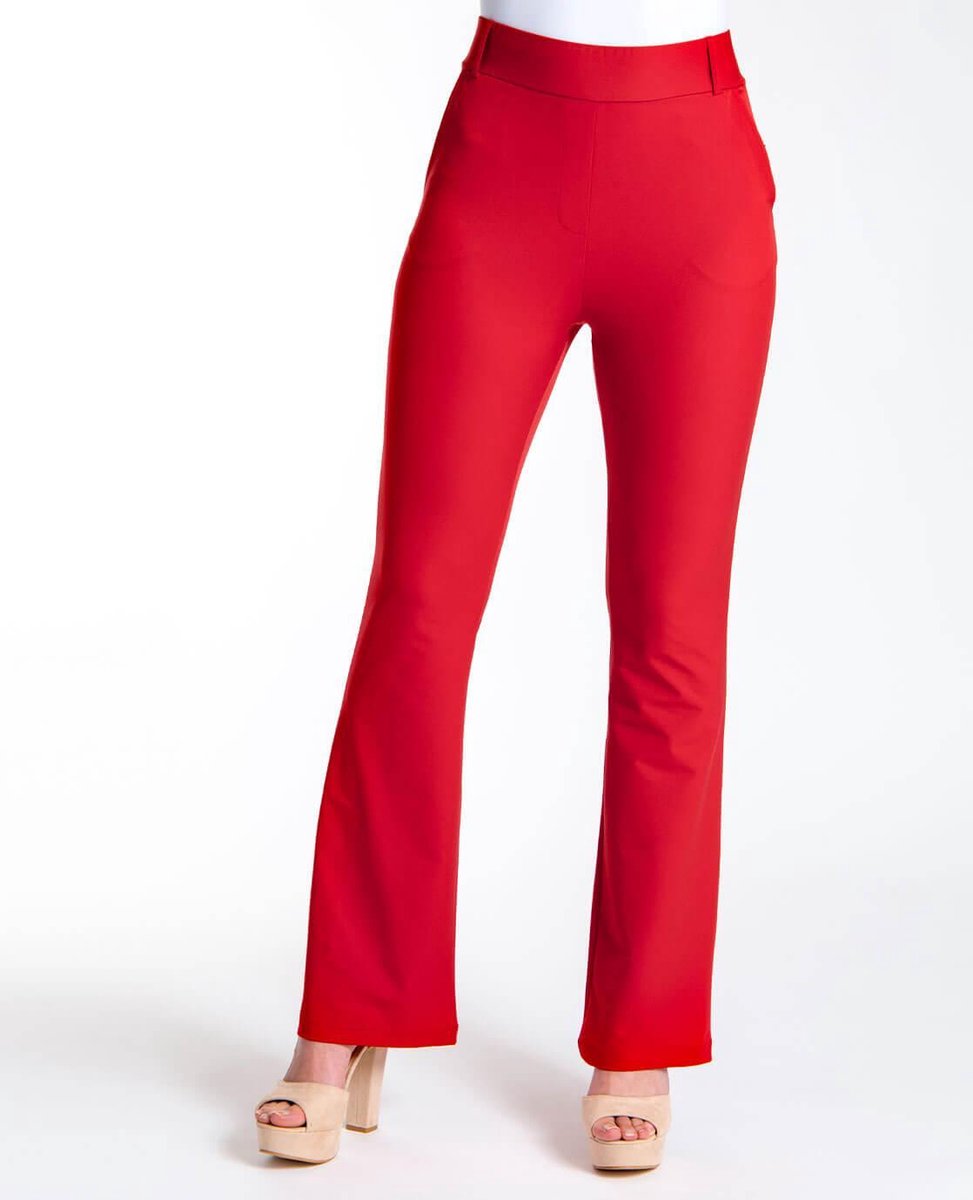 kennisgeving ergens bij betrokken zijn voorzien Rode Broek/Pantalon van Je m'appelle - Dames - Travelstof - Maat XL - 2  maten beschikbaar | bol.com