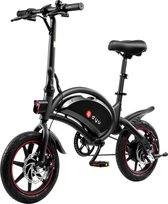 Elektrische  opvouwbare fiets  zwart| BEST SELLER | 2021 MODEL |40 km bereik| 25 km per uur | 42V/10Ah lithium-ion batterij|