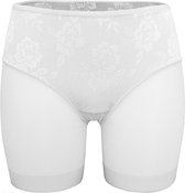 Fine Woman Corrigerende Shorts 21057 – Bloemenpatroon – Wit maat XL/XXL