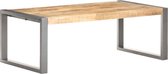 Salontafel 110x60x40 cm massief hout met sheesham-afwerking