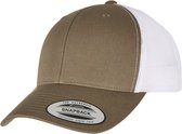 Urban Classics Pet CLASSICS RECYCLED RETRO TRUCKER 2-TONE Groen/Wit