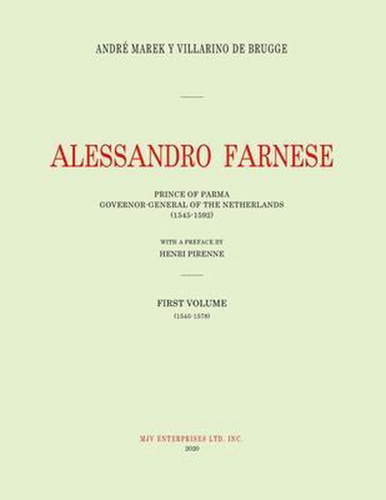 Duke Alexander Farnese- Alessandro Farnese - cover