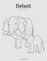 Elefanti Libro da Colorare per Adulti 1
