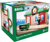 BRIO Treinstation met geluidsopname functie