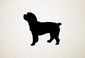 Cockapoo - Silhouette hond - XS - 24x27cm - Zwart - wanddecoratie