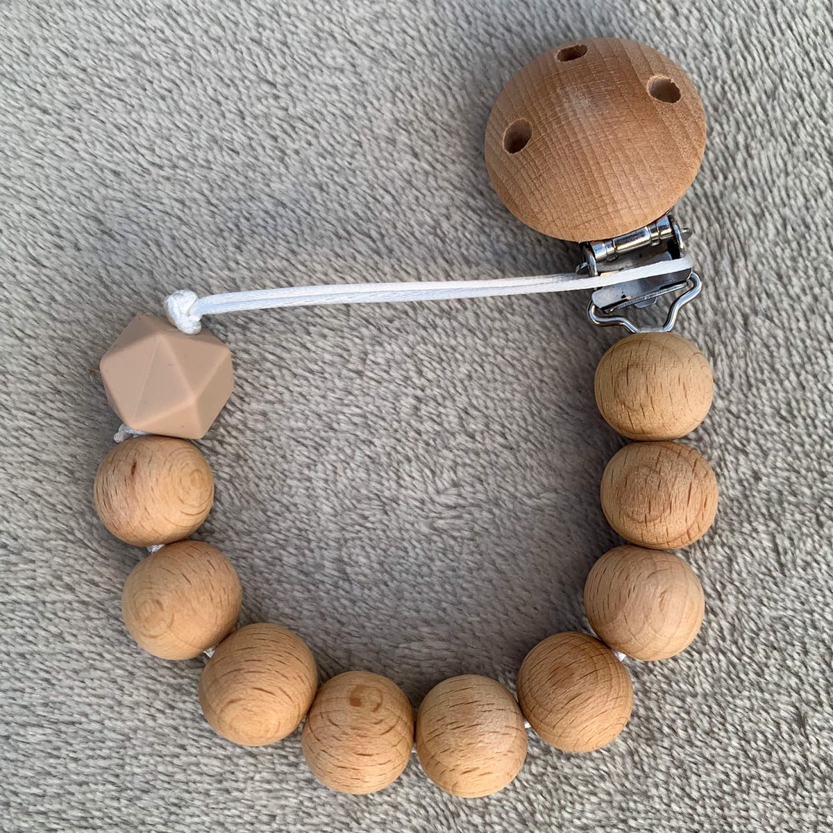 Goedkoopste Speenkoord hout | Kraamcadeau | Baby | Babyshower | Speenclip | Speenketting | Kralen | Bebbes