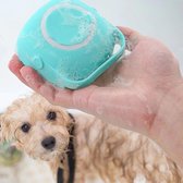 Shampoo borstel hond - Massage borstel - Hond - Kat - Wassen - Shampoo - Bad - Vierkant