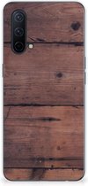 Leuk TPU Back Cover OnePlus Nord CE 5G GSM Hoesje Customize Old Wood