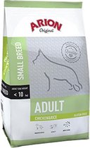 Hondenvoer  7,5 kg | Arion Original Adult Small Breed Kip & Rijst