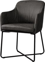 Kuipstoel - albufera armchair - fabric dark grey-08 - grijs - 0x57x82